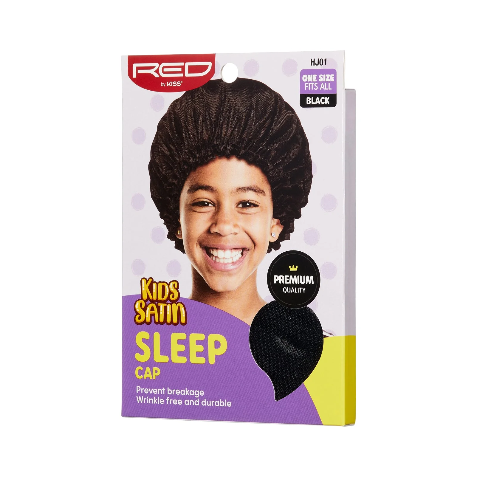 RED by KISS Kids Satin Sleep Cap - Image 2