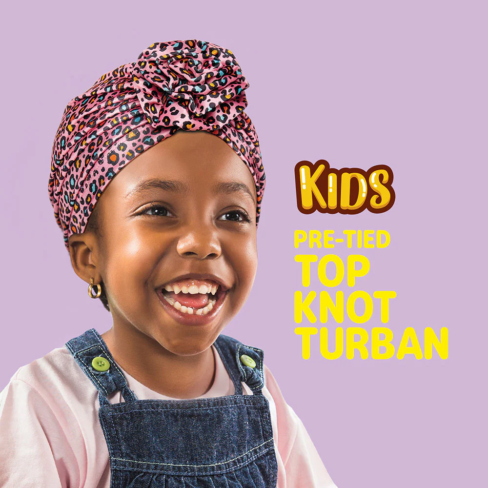 RED by KISS Kids Top Knot Turban - Image 5