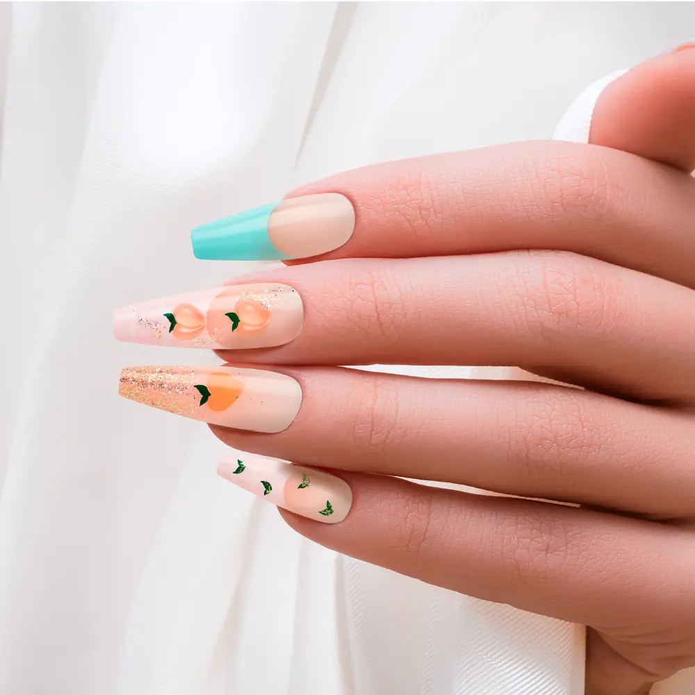 Kiss Gel Fantasy Glue On Nails - Long Lasting False Nails - Image 22