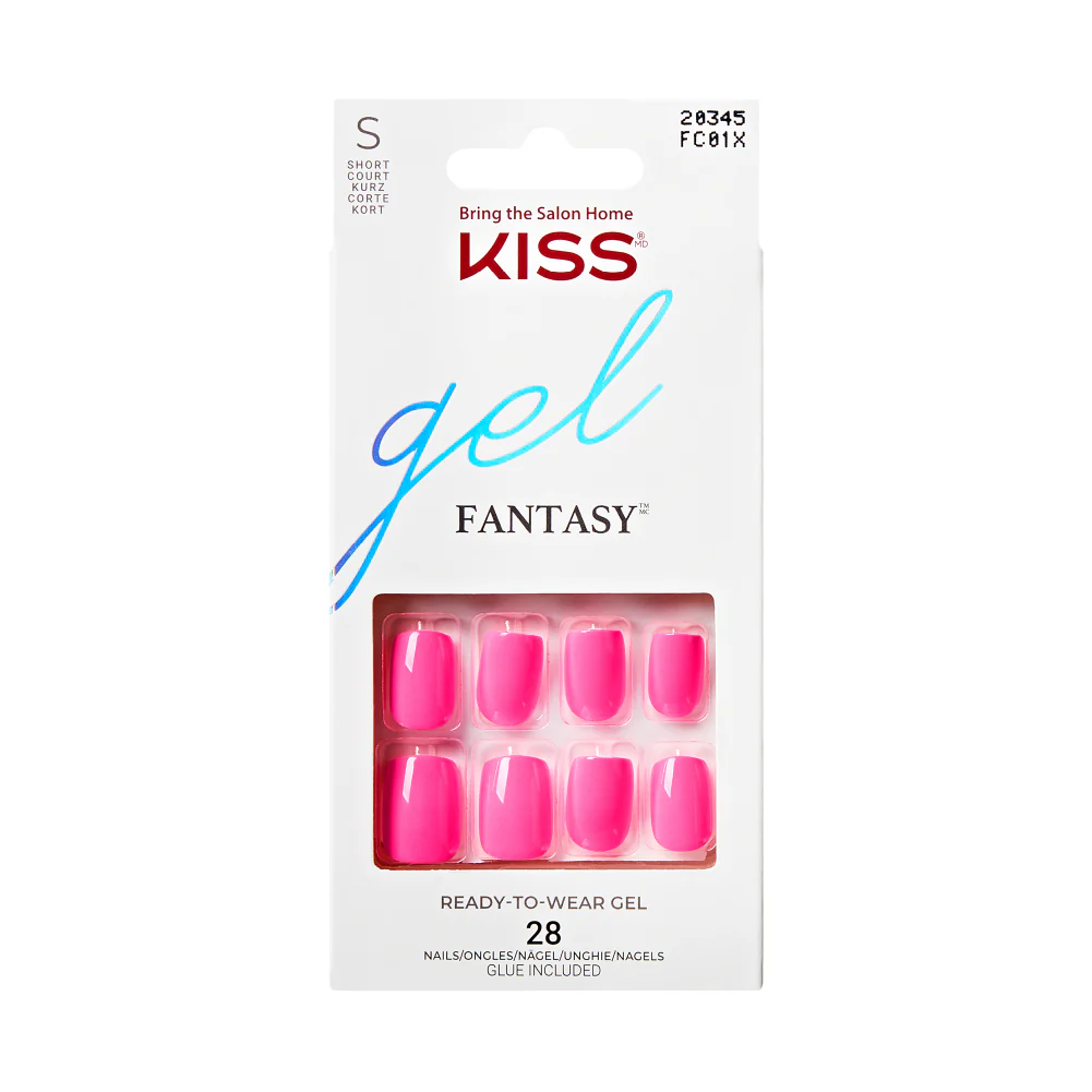 Kiss Gel Fantasy Glue On Nails - Long Lasting False Nails - Image 37