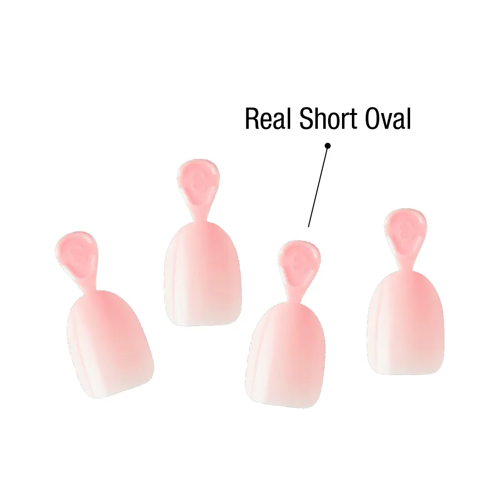 Kiss Gel Fantasy Glue On Nails - Long Lasting False Nails - Image 40