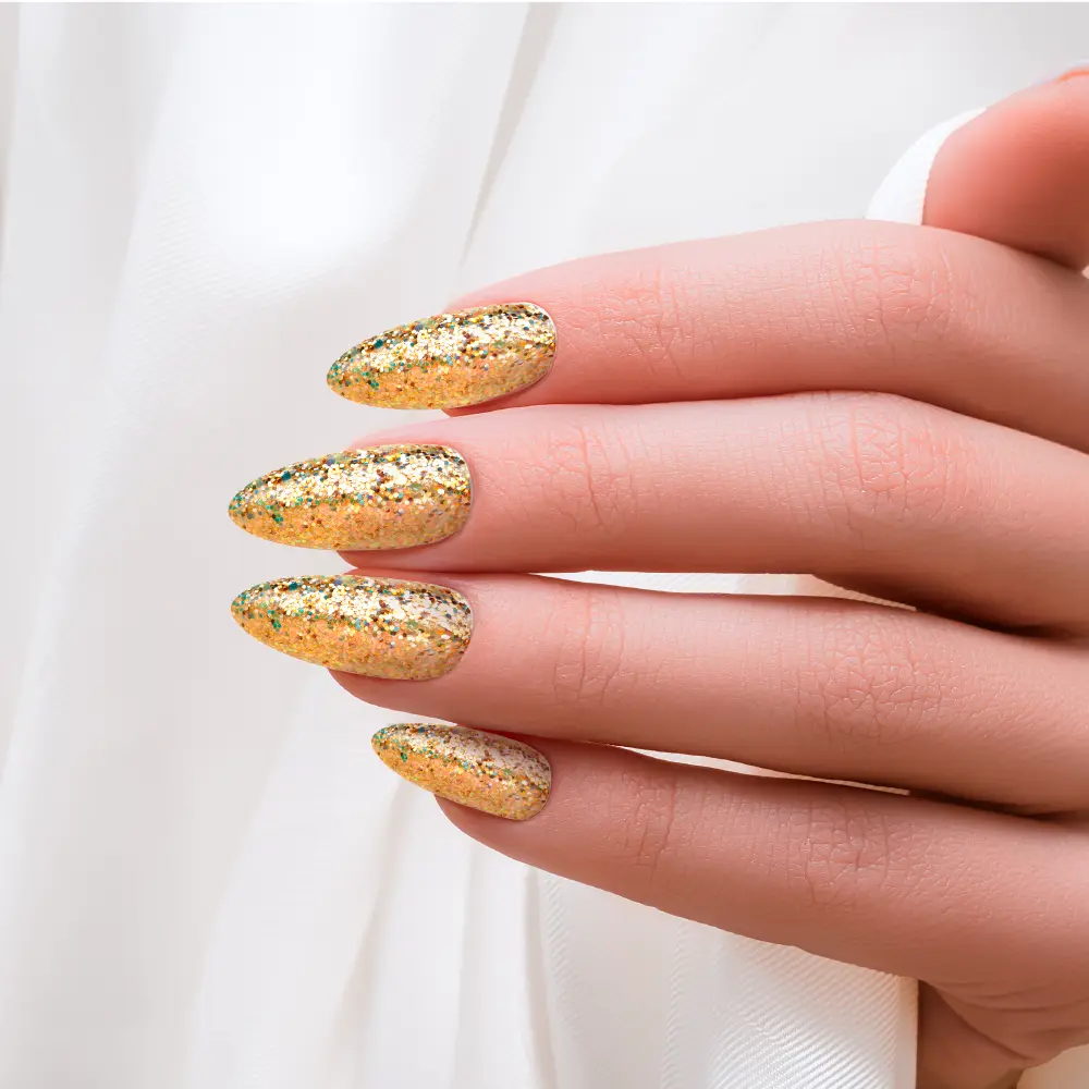 Kiss Gel Fantasy Glue On Nails - Long Lasting False Nails - Image 52