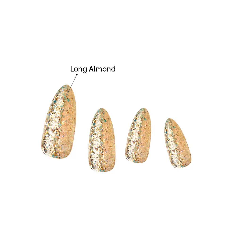 Kiss Gel Fantasy Glue On Nails - Long Lasting False Nails - Image 53