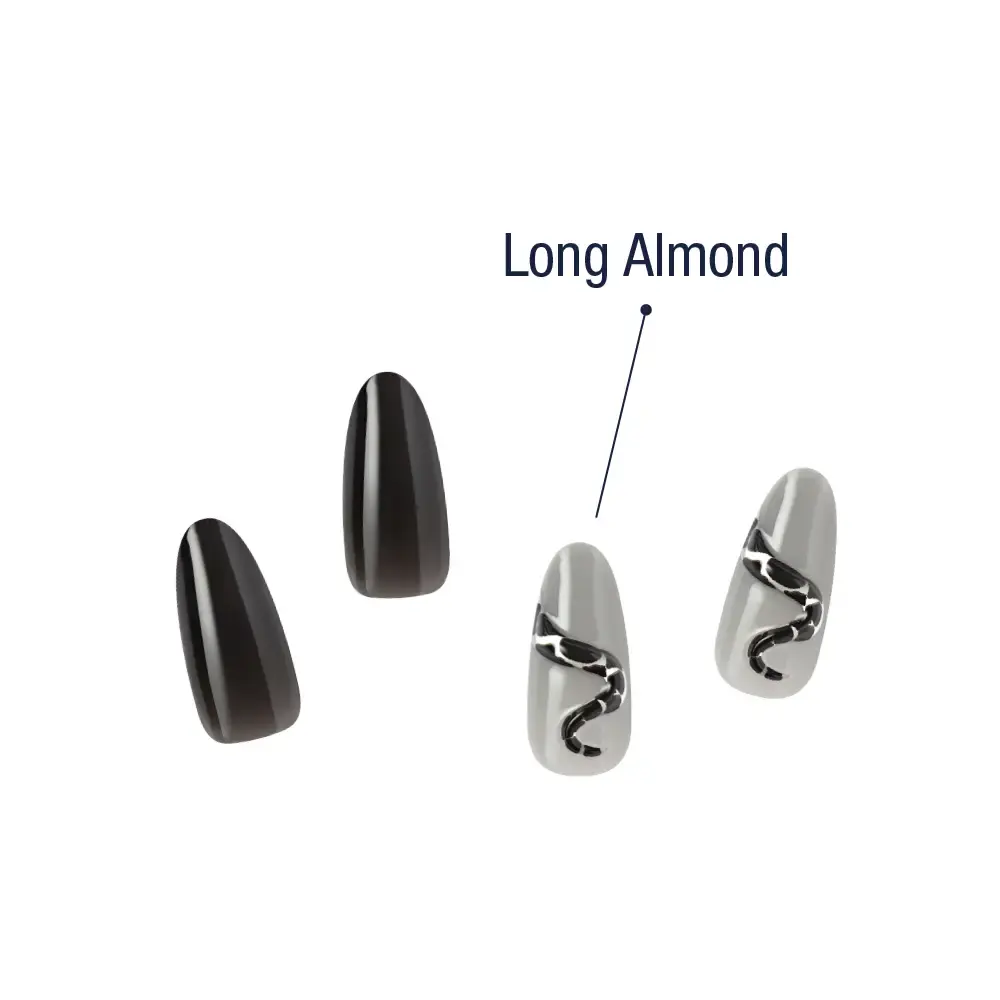 Kiss Gel Fantasy Glue On Nails - Long Lasting False Nails - Image 9