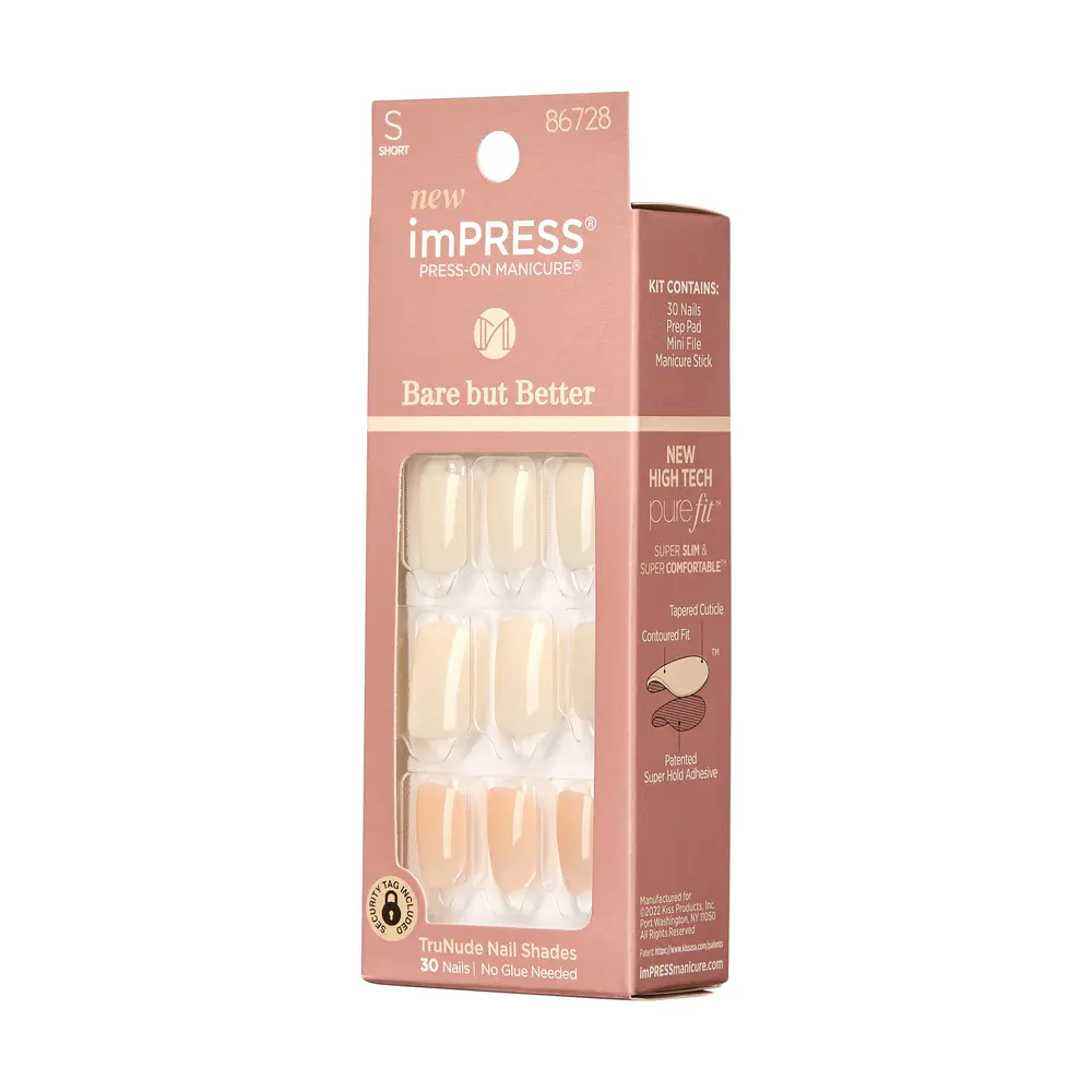 KISS imPRESS Bare but Better Press-On Manicure – Neutral Sense - Image 6
