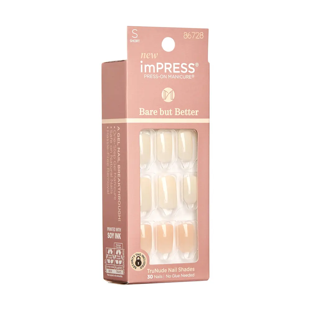 KISS imPRESS Bare but Better Press-On Manicure – Neutral Sense - Image 7