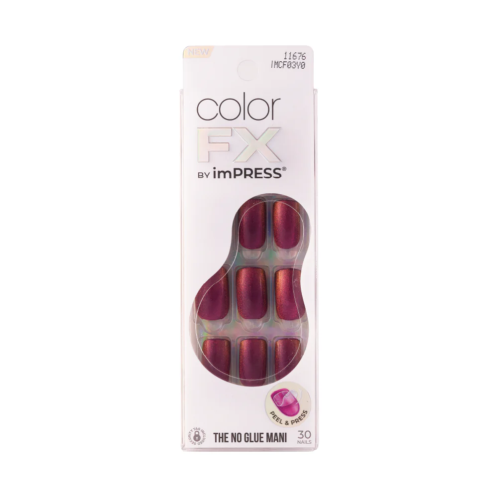 KISS imPRESS Color FX No Glue Mani Press On Nails 30 Pcs - Image 3