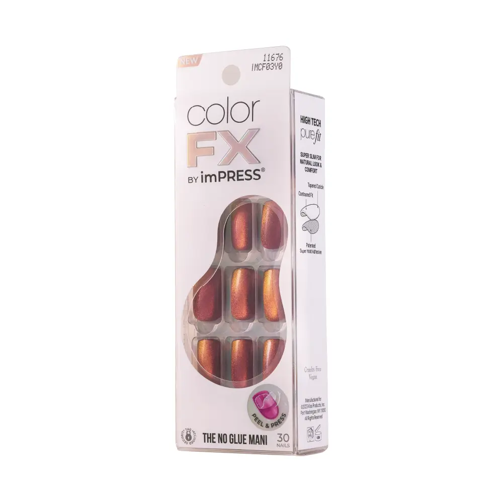 KISS imPRESS Color FX No Glue Mani Press On Nails 30 Pcs - Image 33