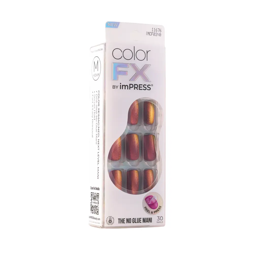 KISS imPRESS Color FX No Glue Mani Press On Nails 30 Pcs - Image 39