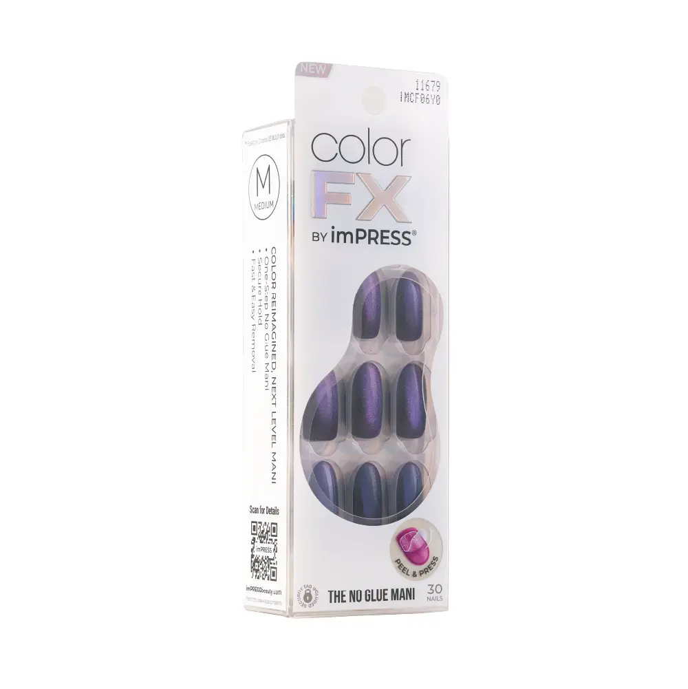 KISS imPRESS Color FX No Glue Mani Press On Nails 30 Pcs - Image 42