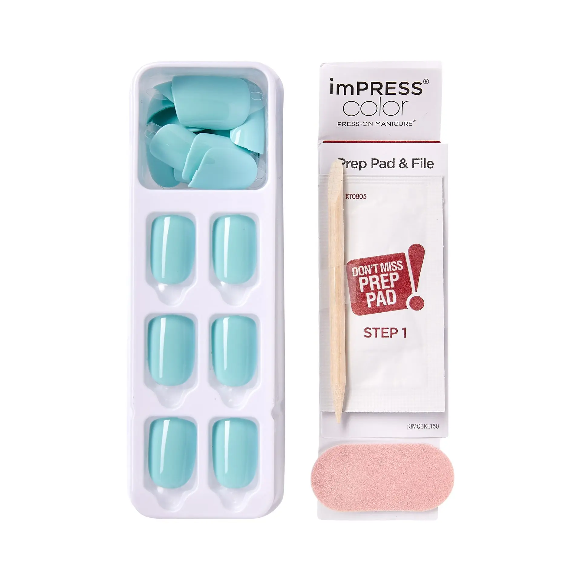 KISS imPRESS Color Press-On Manicure - Mint To Be C - Image 2