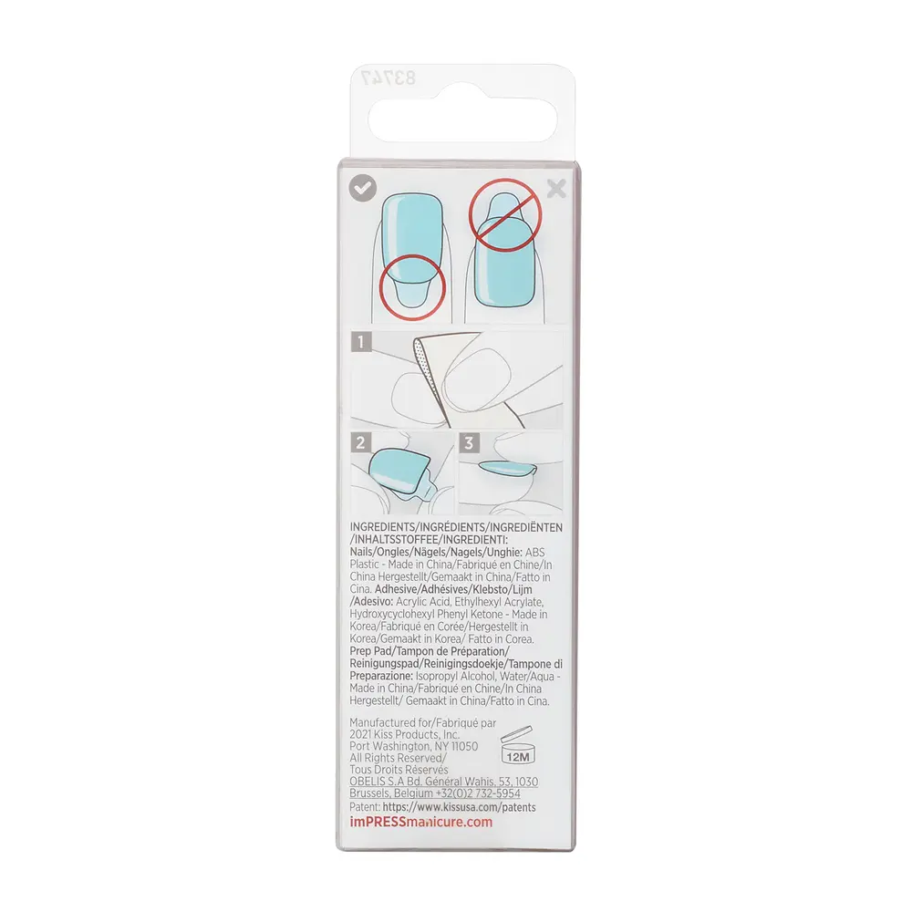 KISS imPRESS Color Press-On Manicure - Mint To Be C - Image 6
