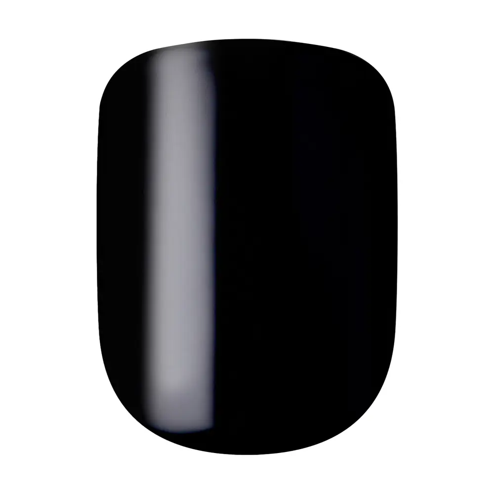 KISS imPRESS No Glue Mani Press-On Nails - All Black - Image 5