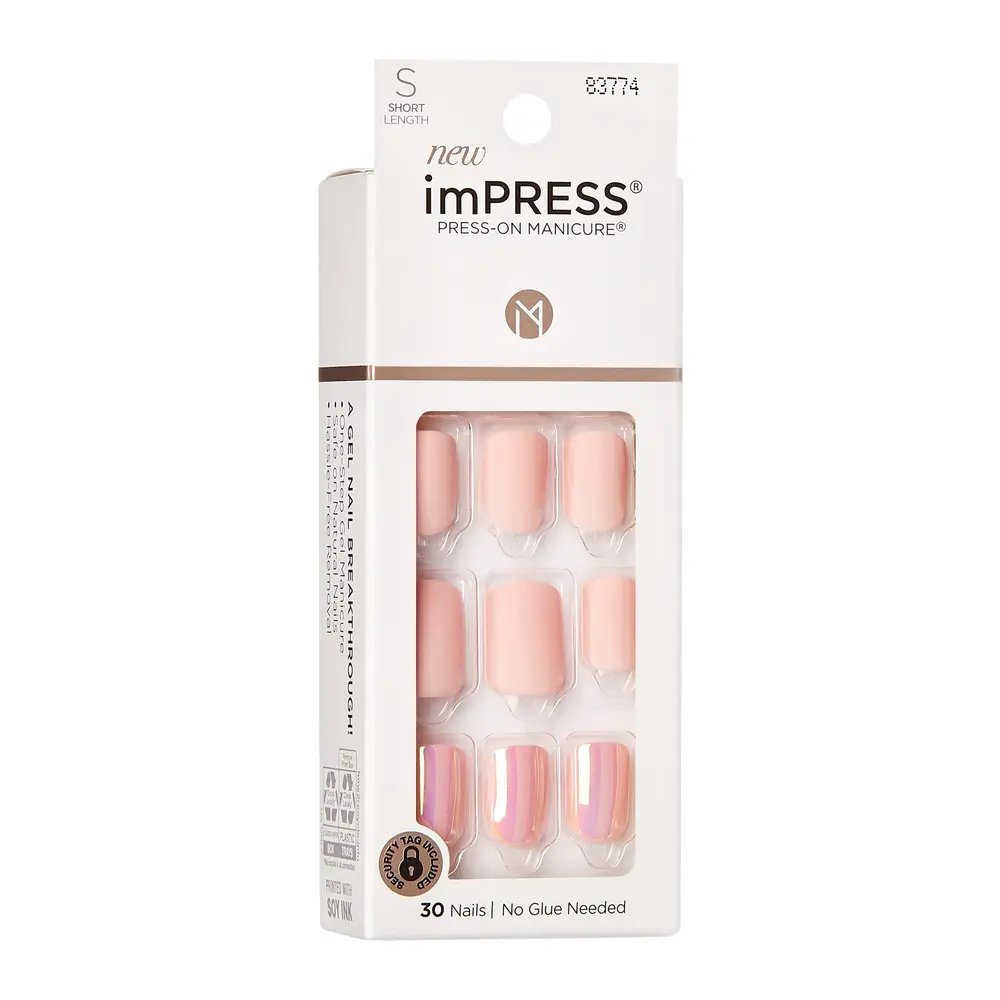 KISS imPRESS No Glue Mani Press-On Nails - Keep in Touch - Image 5