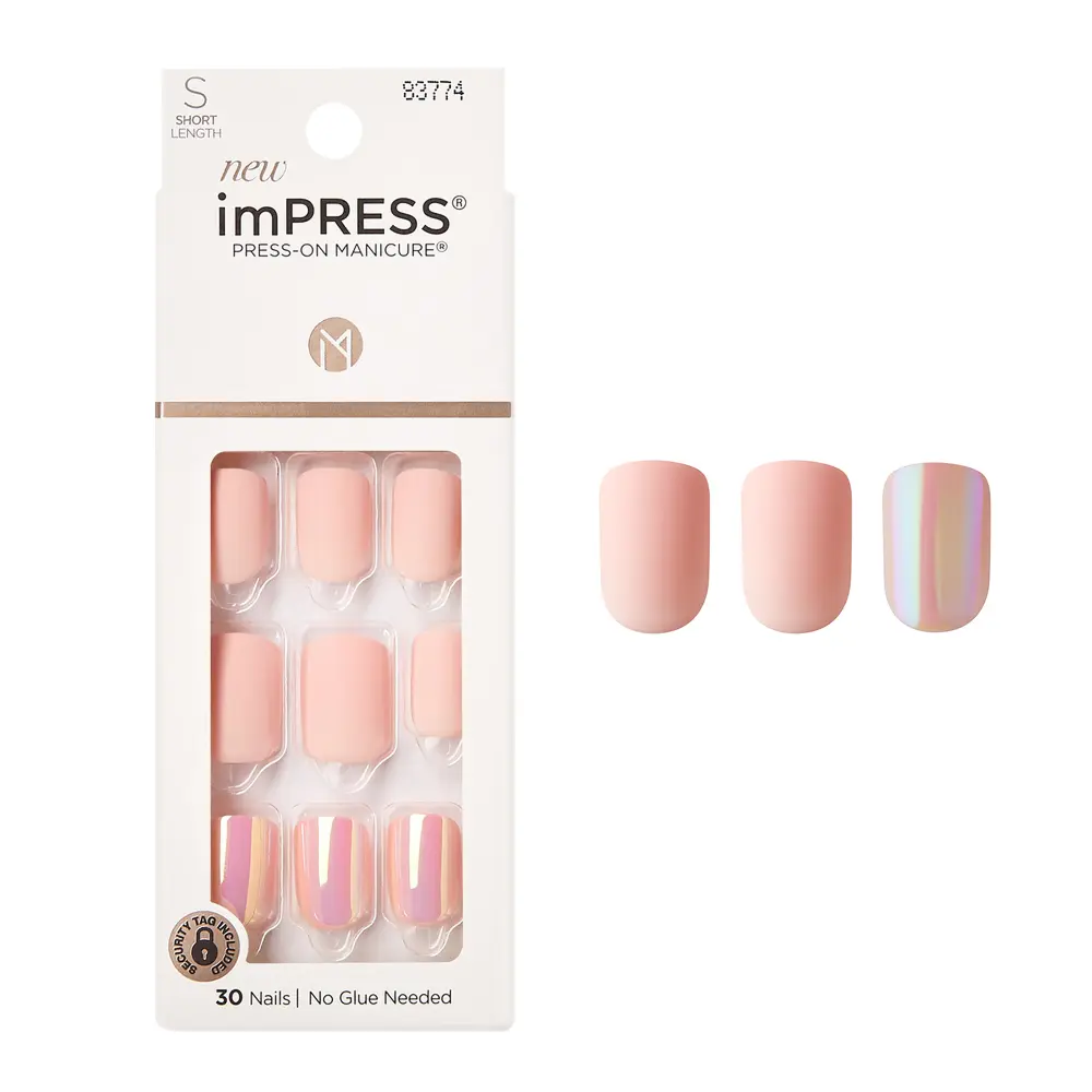 KISS imPRESS No Glue Mani Press-On Nails - Keep in Touch - Image 8