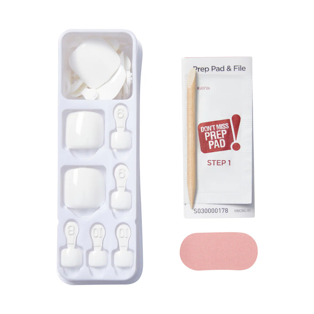 KISS imPRESS No Glue Pedi - French Tip Press-On Toenails 30pcs - Image 10