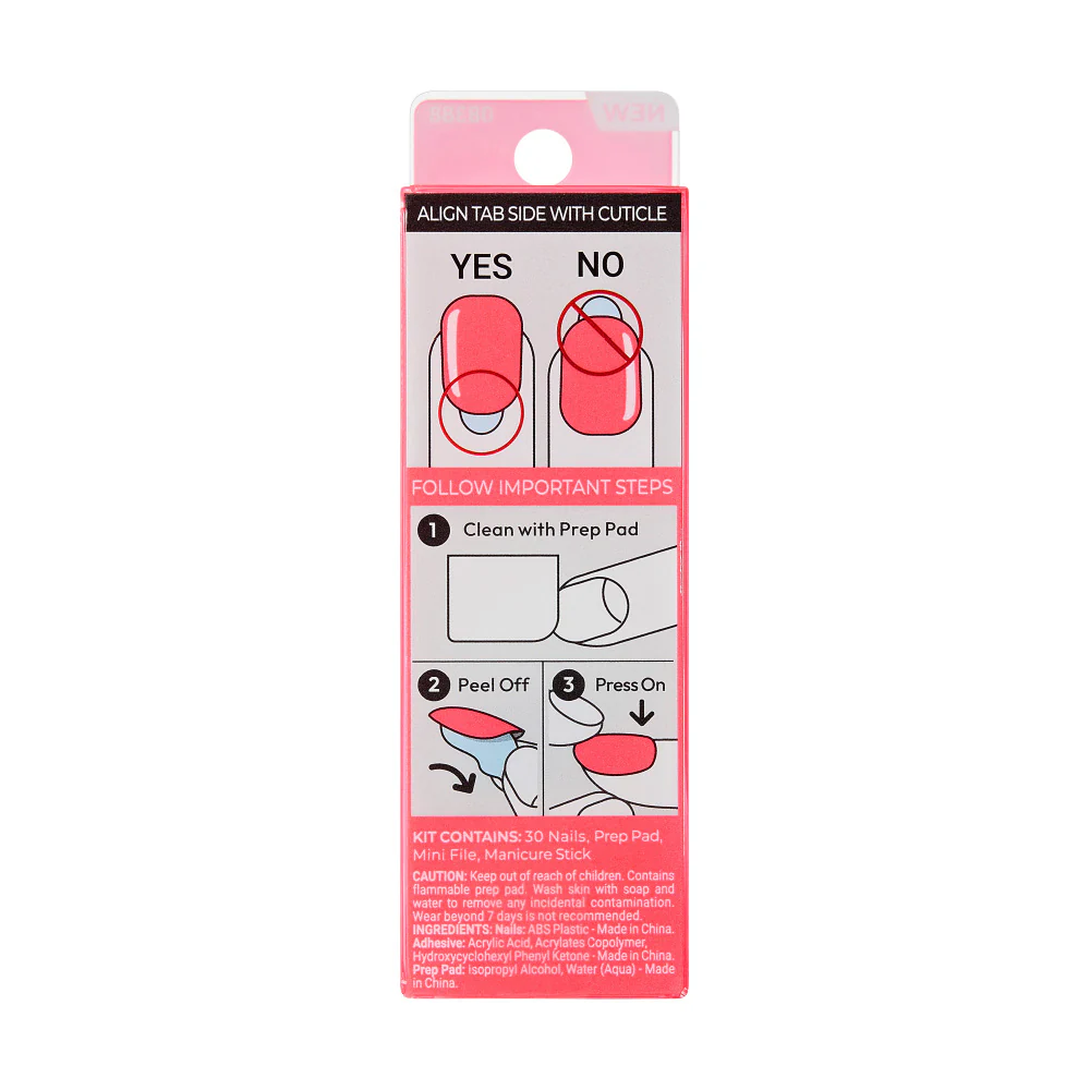 KISS imPRESS No-Glue Press-On Nails - Bright & Neon Colors, 30pcs - Image 13