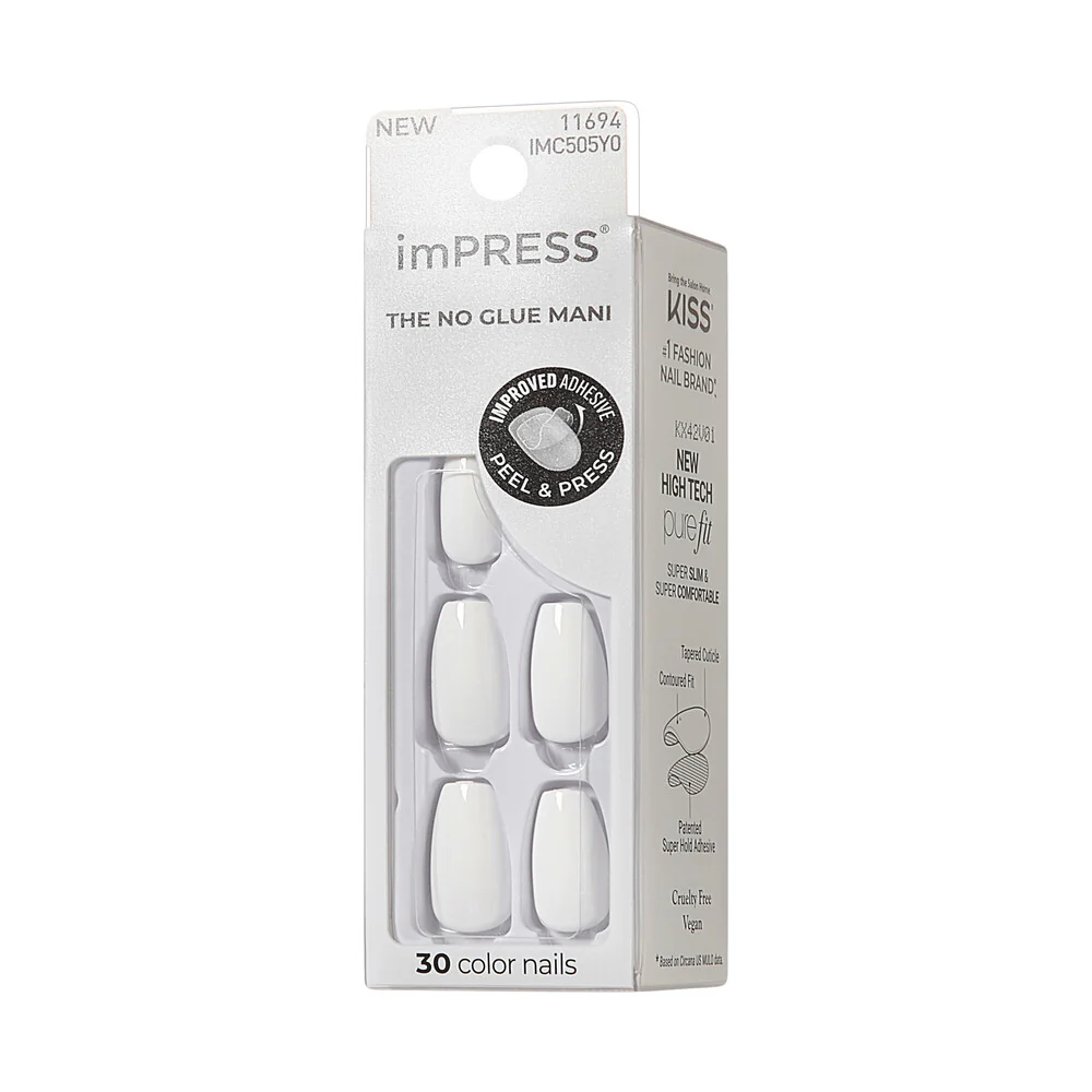 KISS imPRESS No-Glue Press-On Nails - Bright & Neon Colors, 30pcs - Image 7