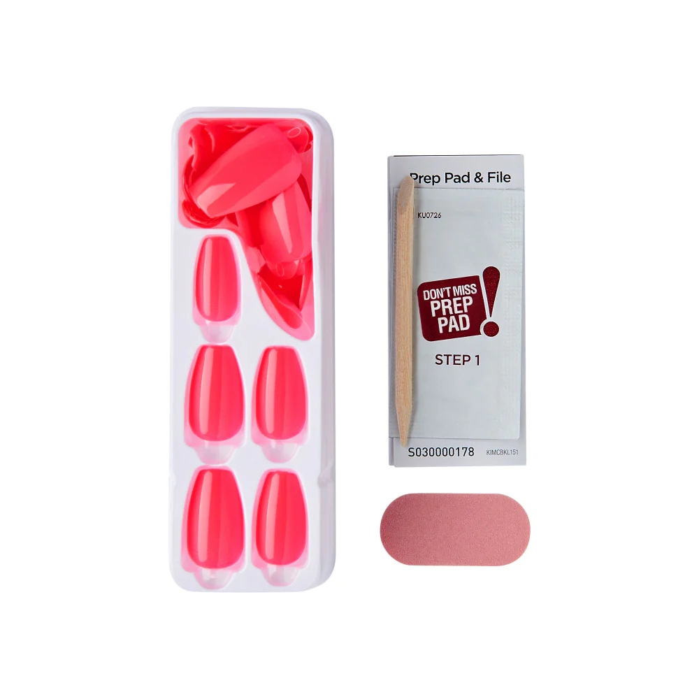 KISS imPRESS No-Glue Press-On Nails - Bright & Neon Colors, 30pcs - Image 9