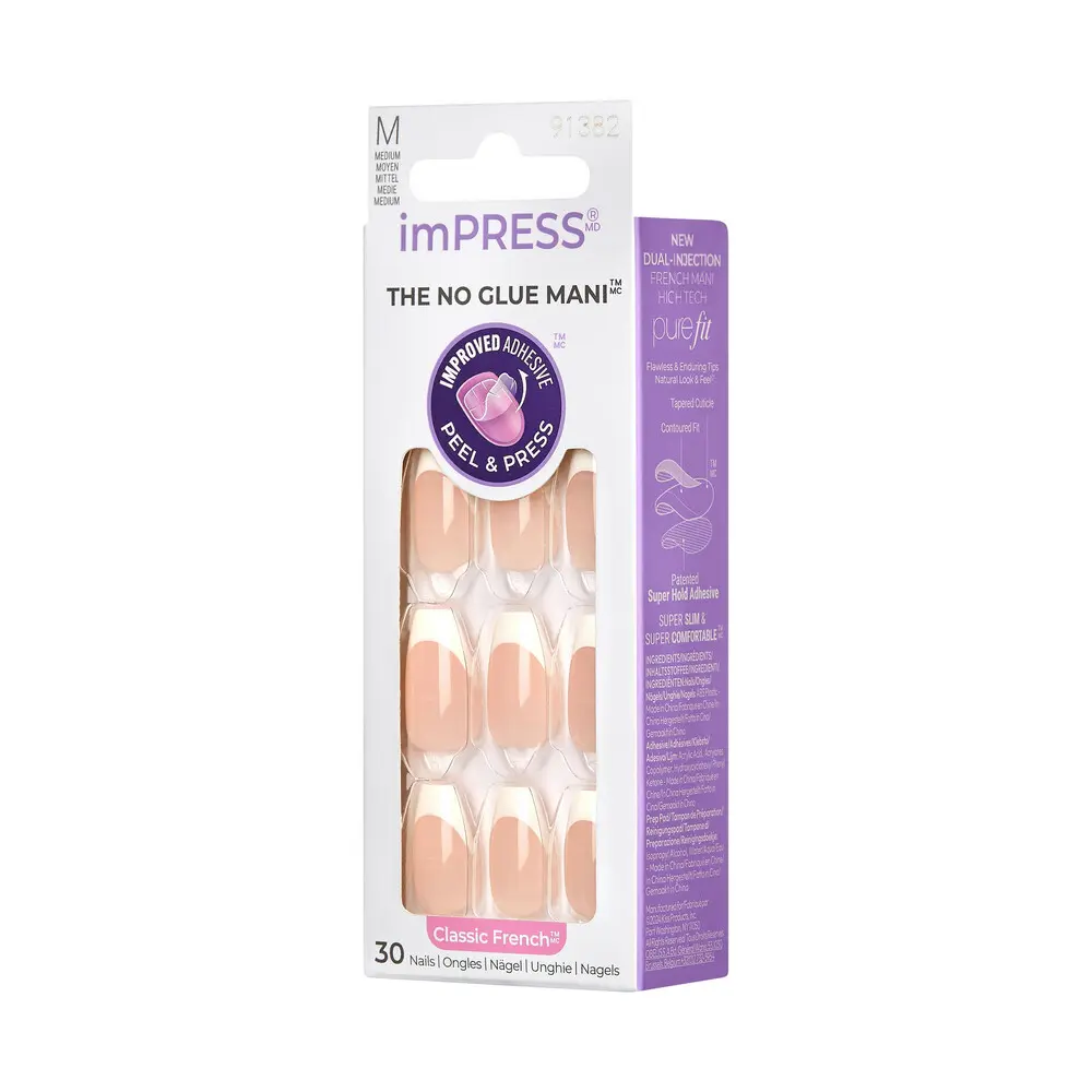 KISS imPRESS Press-On Manicure Fake Nails - Ideal - Image 3