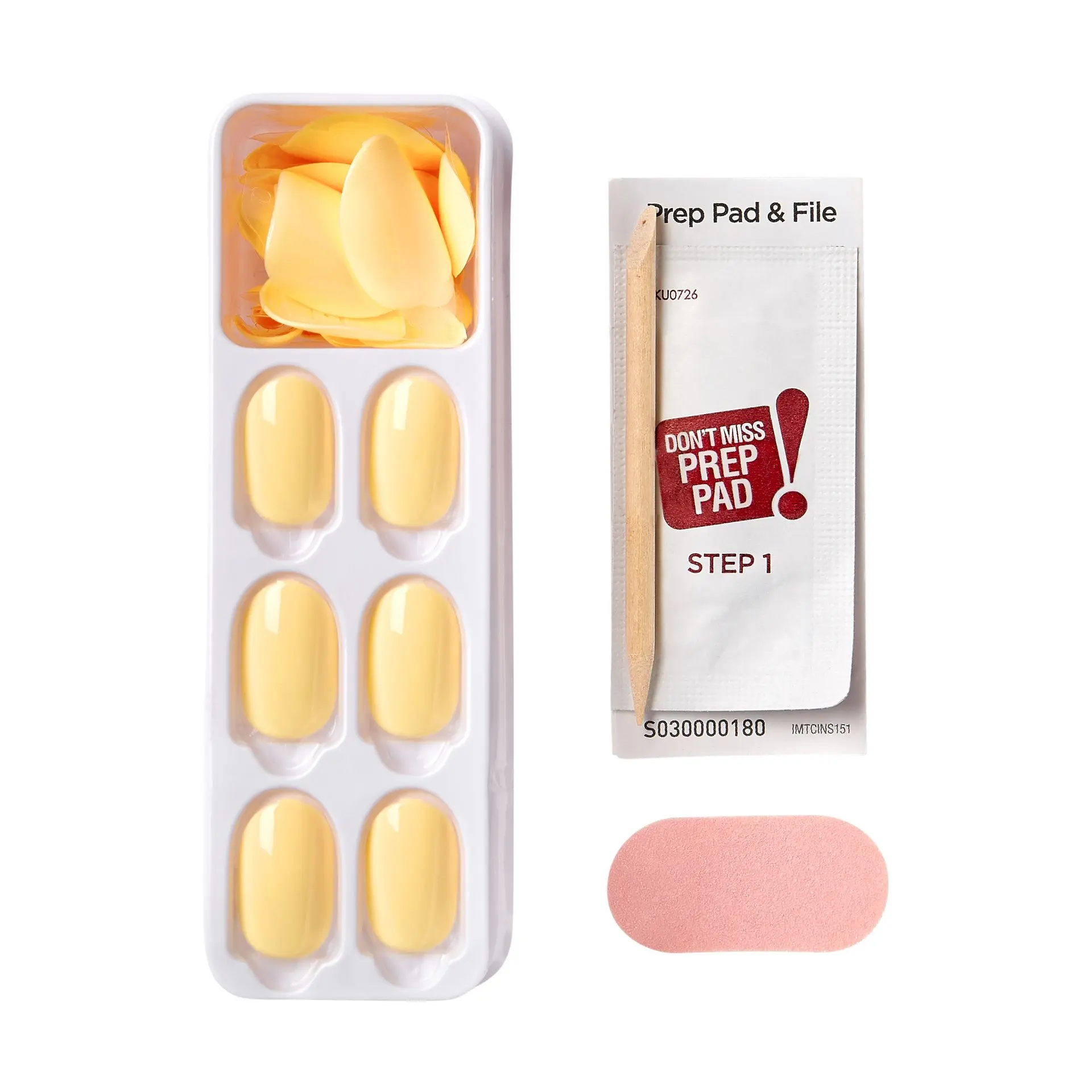 KISS imPRESS Press-On Manicure Fake Nails - Lemon Zest - Image 2