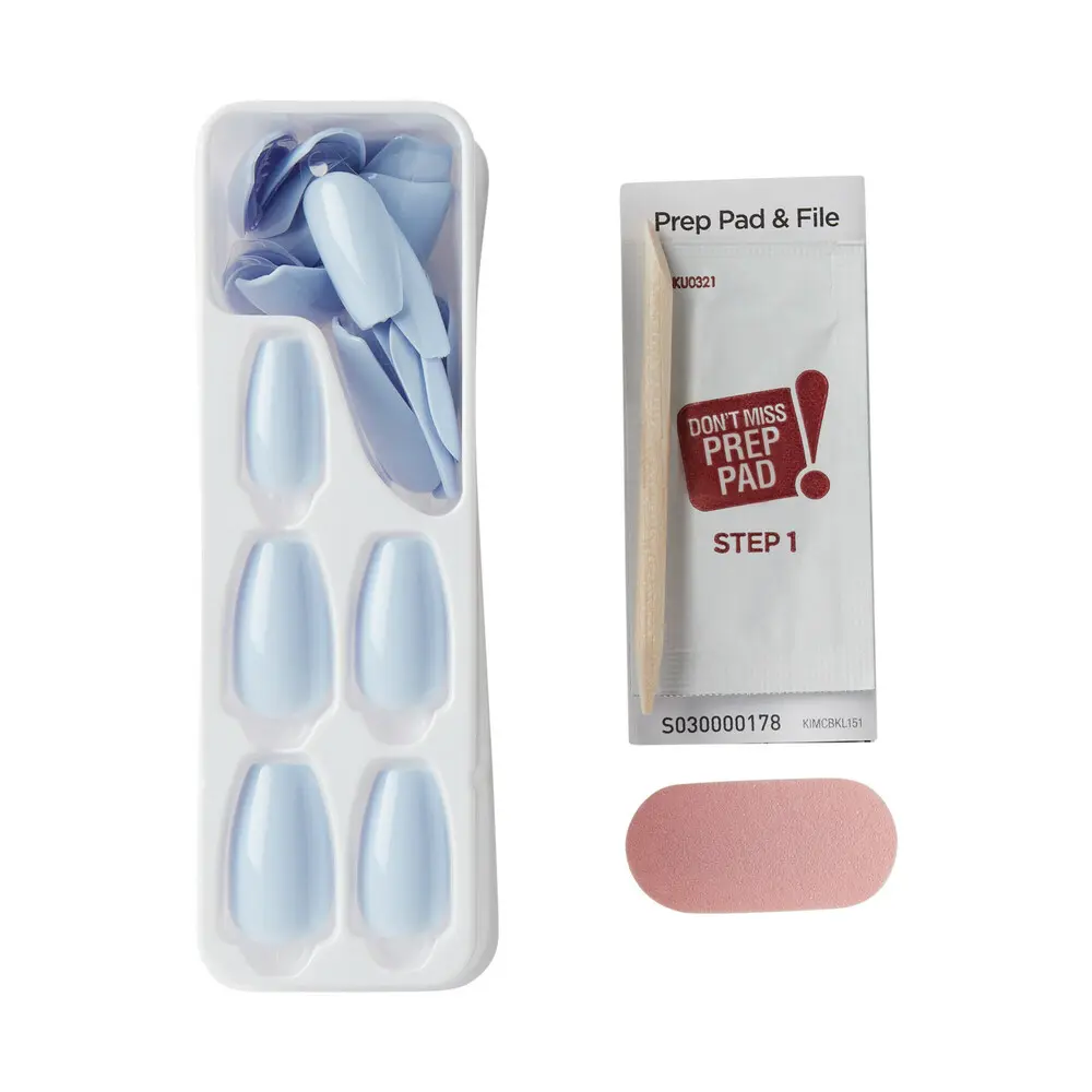 KISS imPRESS Press-On Manicure Fake Nails - Cloudless - Image 2