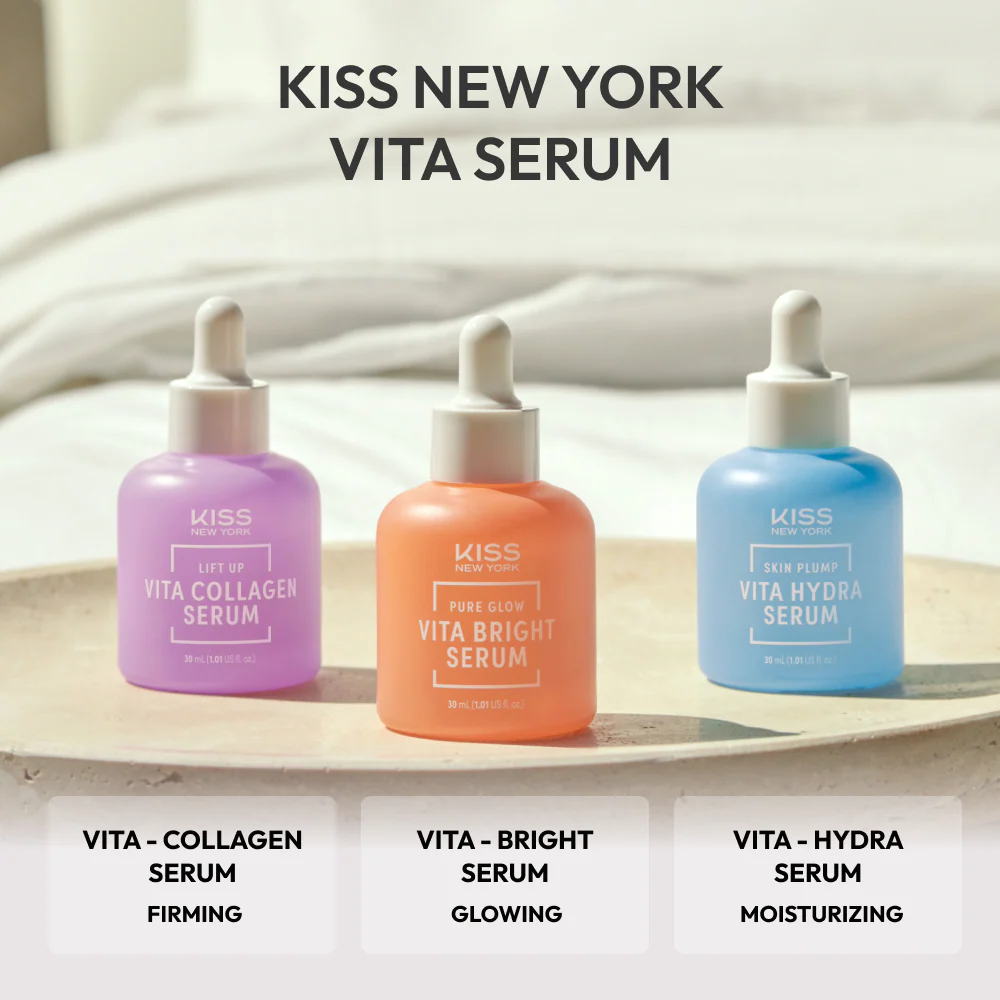 Kiss New York Vita Collagen Serum - Korean Anti-Aging Firming Ampoule with Vitamin A & Hydrolyzed Collagen - Image 5
