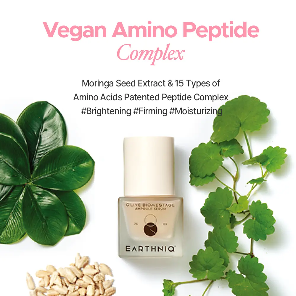 EARTHNIQ Korean Ampoule Serum with Peptides, Cica, Ceramides & Centella for Radiance - Image 10