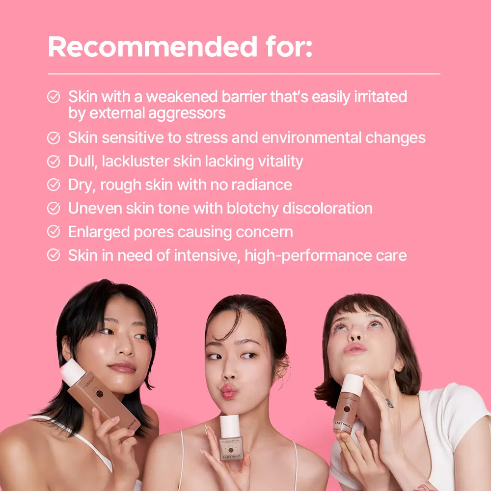EARTHNIQ Korean Ampoule Serum with Peptides, Cica, Ceramides & Centella for Radiance - Image 7