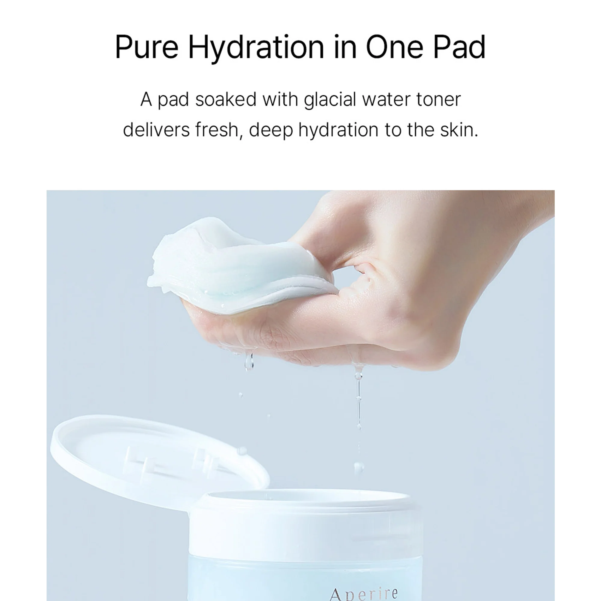 Aperire Korean Toner Pads with BHA PHA – Instant Cooling & Exfoliating Glacier Water Peel Pads for Large Pores - Image 24