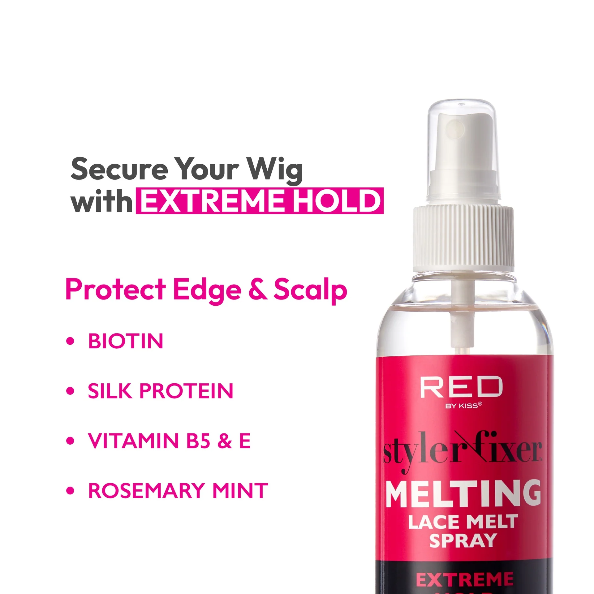 RED by KISS Lace Melt Spray - Extreme Hold - Image 3