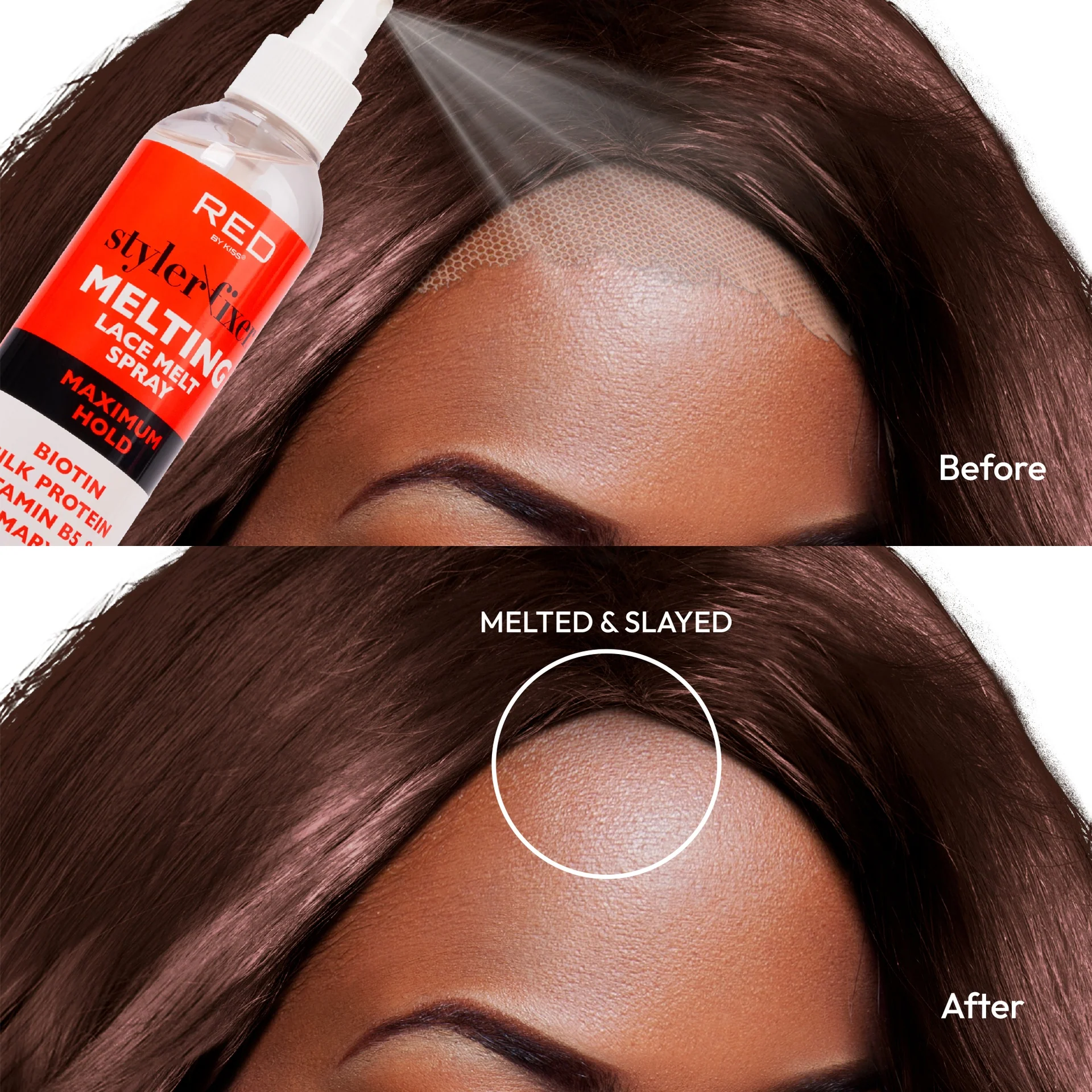 RED by KISS Lace Melt Spray - Maximum Hold - Image 2