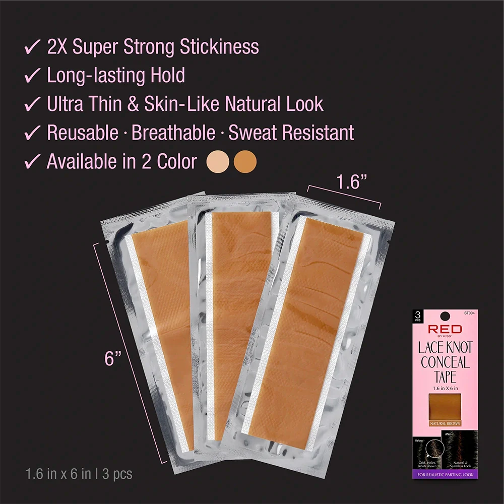 RED by KISS Lace Wig Grids & Knots Concealing Silicone Scalp Tape - Image 19