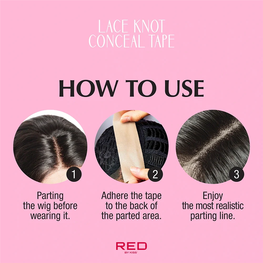 RED by KISS Lace Wig Grids & Knots Concealing Silicone Scalp Tape - Image 21