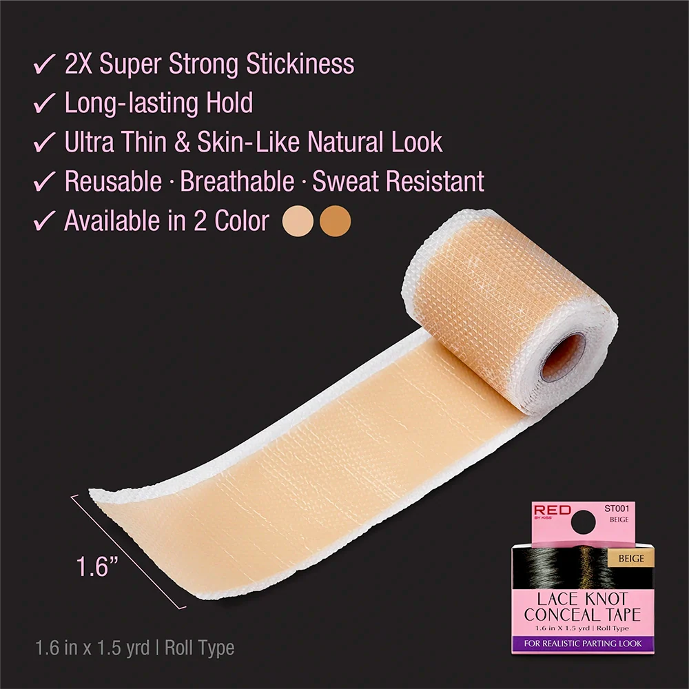 RED by KISS Lace Wig Grids & Knots Concealing Silicone Scalp Tape - Image 28