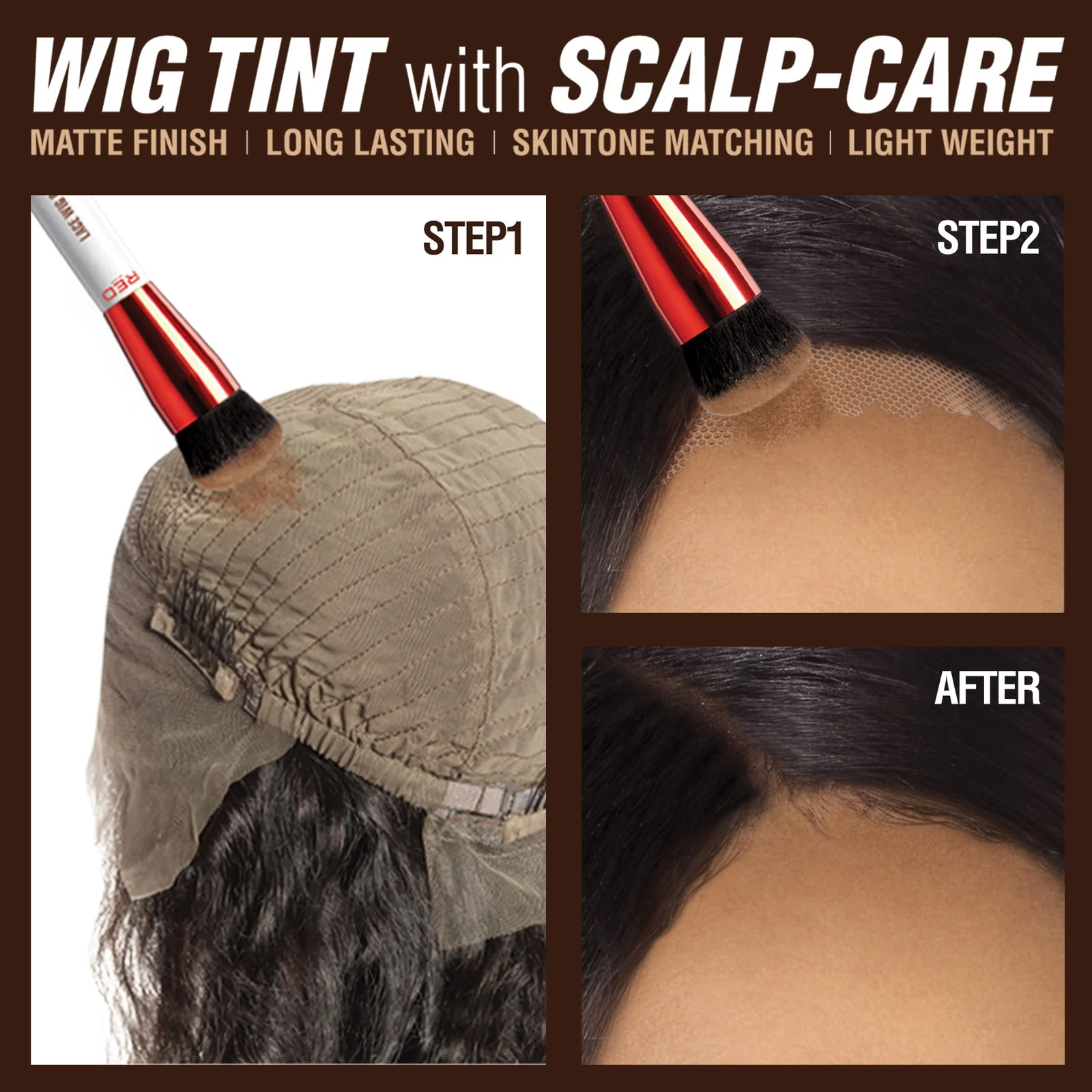 RED by KISS Lace Wig Powder Brush - Image 3