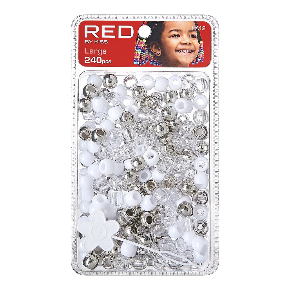 RED by KISS Large Hair Beads (240pcs) - Image 10