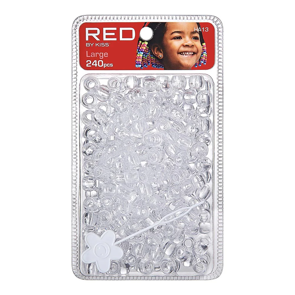 RED by KISS Large Hair Beads (240pcs) - Image 11