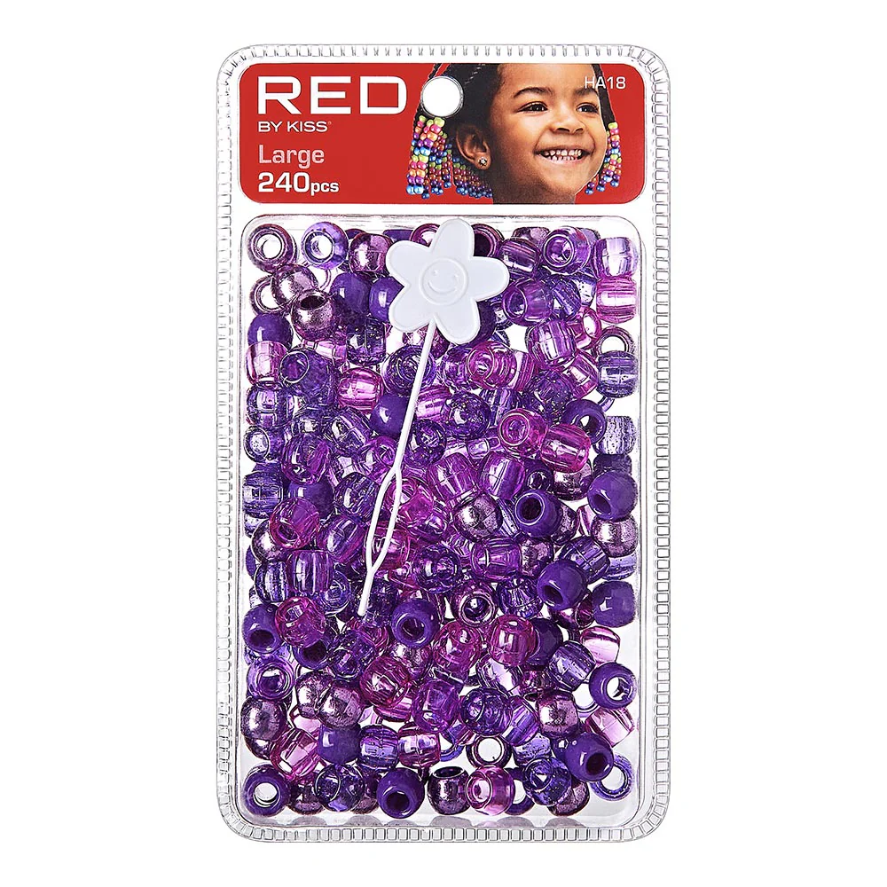 RED by KISS Large Hair Beads (240pcs) - Image 16