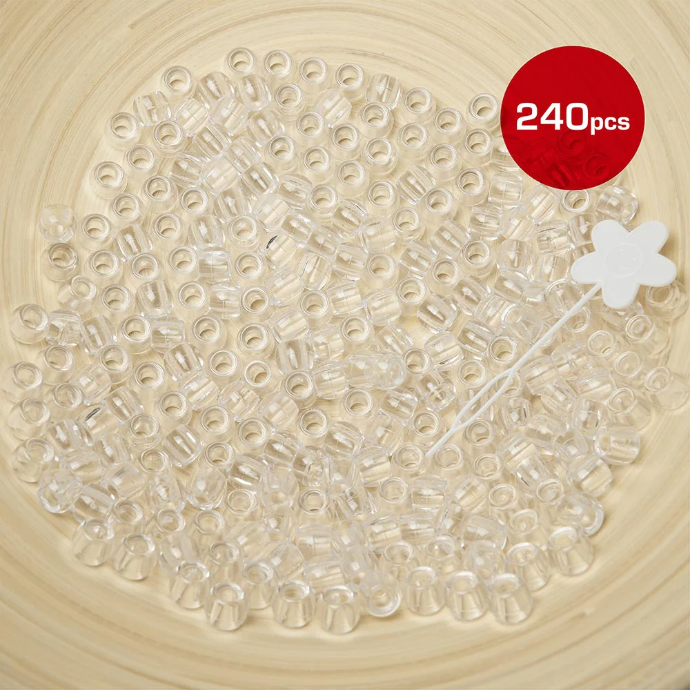 RED by KISS Large Hair Beads (240pcs) - Image 3