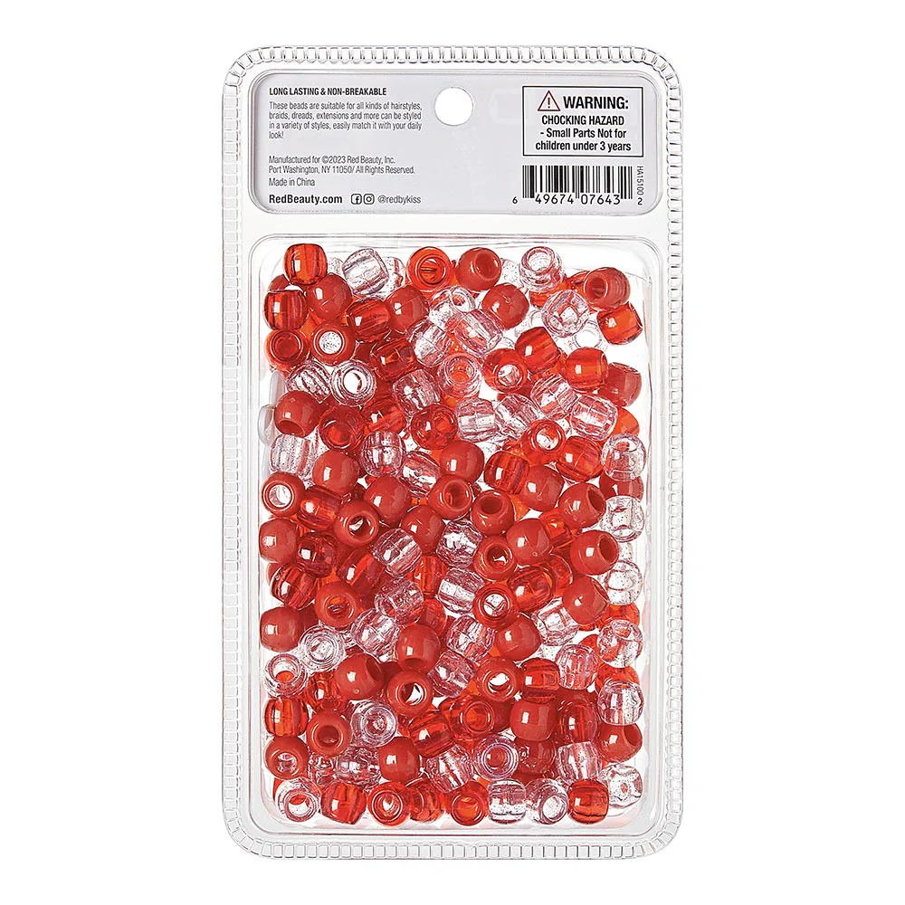 RED by KISS Large Hair Beads (240pcs) - Image 37