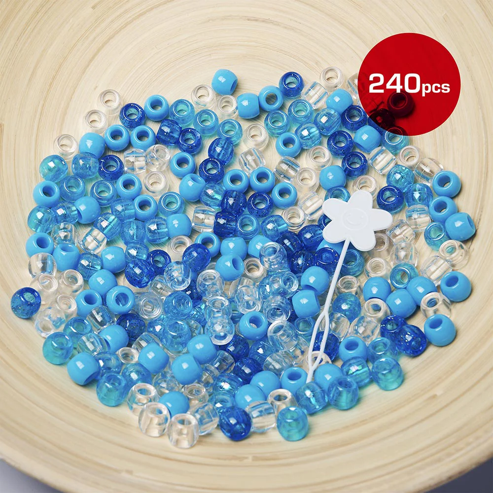 RED by KISS Large Hair Beads (240pcs) - Image 4