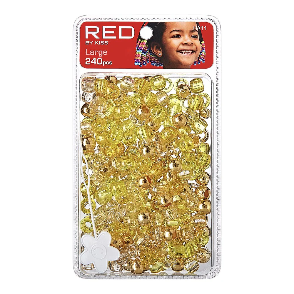RED by KISS Large Hair Beads (240pcs) - Image 42