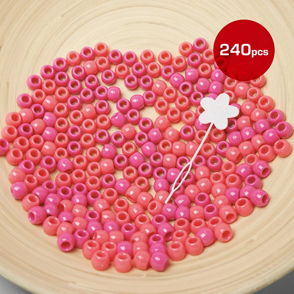 RED by KISS Large Hair Beads (240pcs) - Image 7