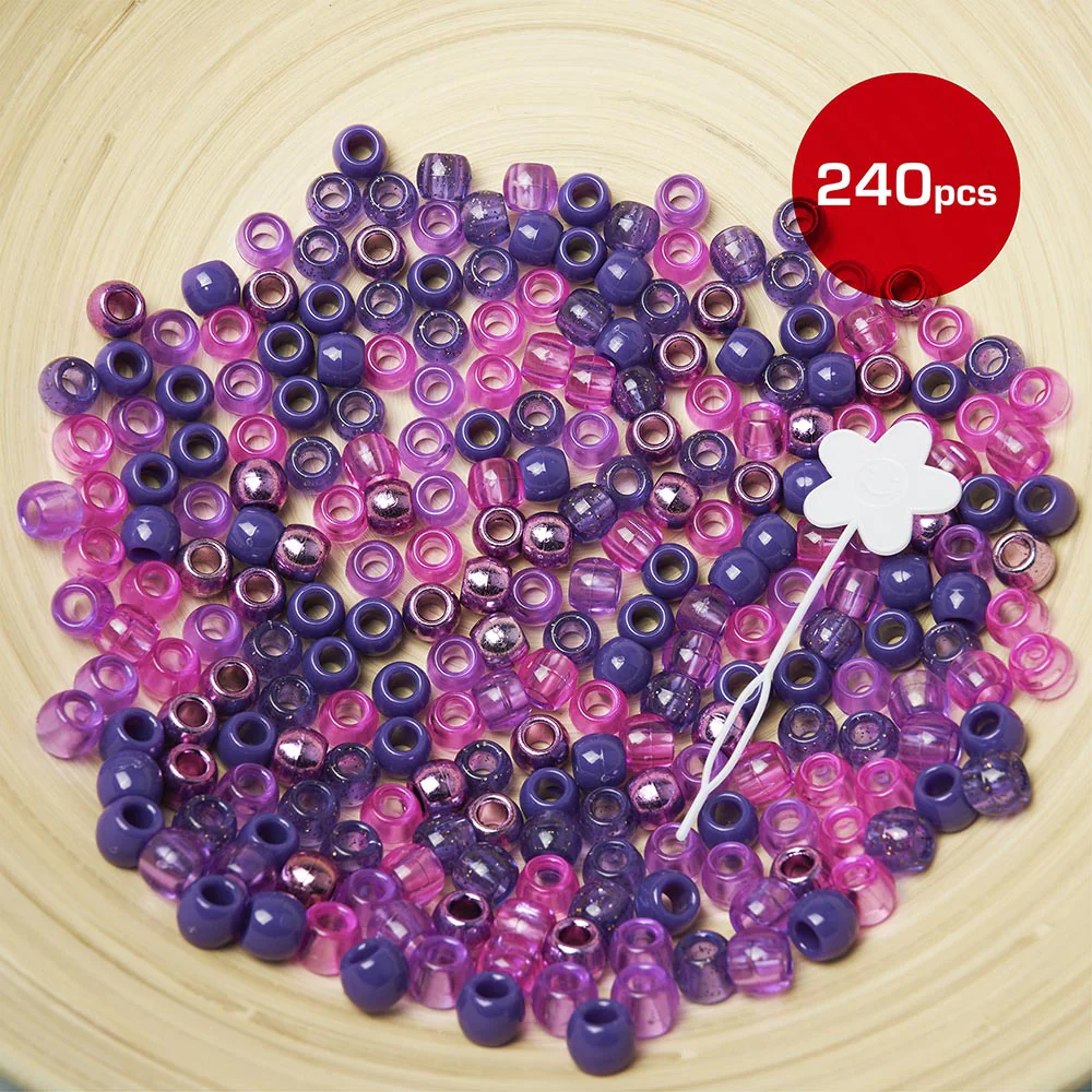 RED by KISS Large Hair Beads (240pcs) - Image 8
