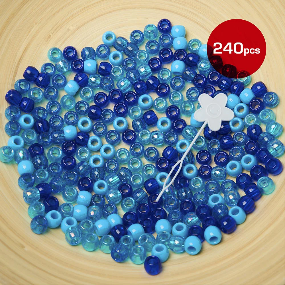 RED by KISS Large Hair Beads (240pcs) - Image 9