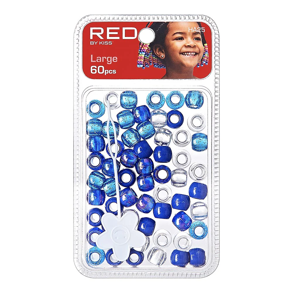 RED by KISS Large Hair Beads (60pcs) - Image 10