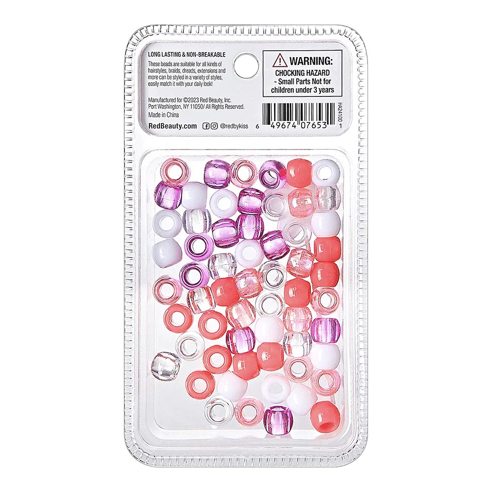RED by KISS Large Hair Beads (60pcs) - Image 24