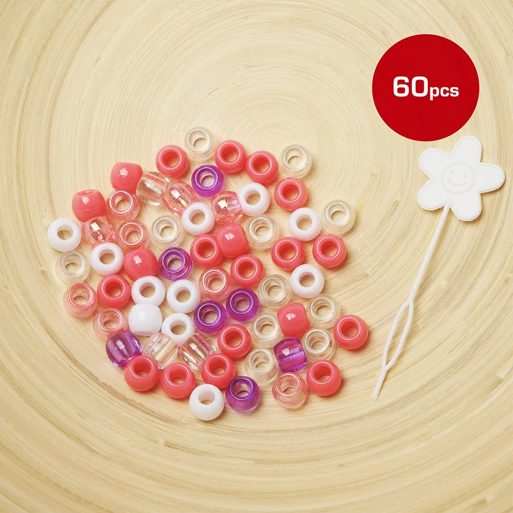 RED by KISS Large Hair Beads (60pcs) - Image 4