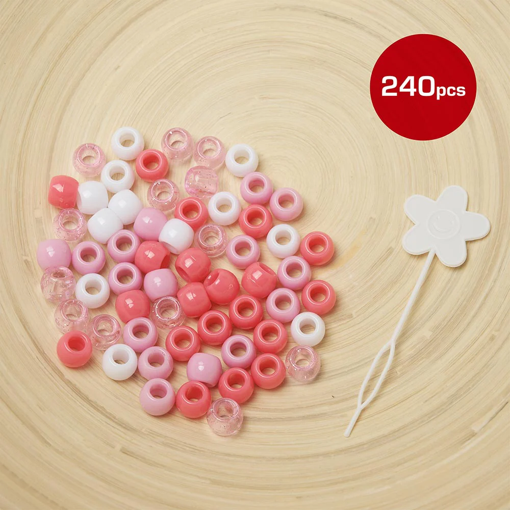 RED by KISS Large Hair Beads (60pcs) - Image 6